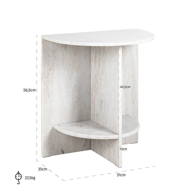 Bijzettafel Lansky (Beige) by Richmond Interiors