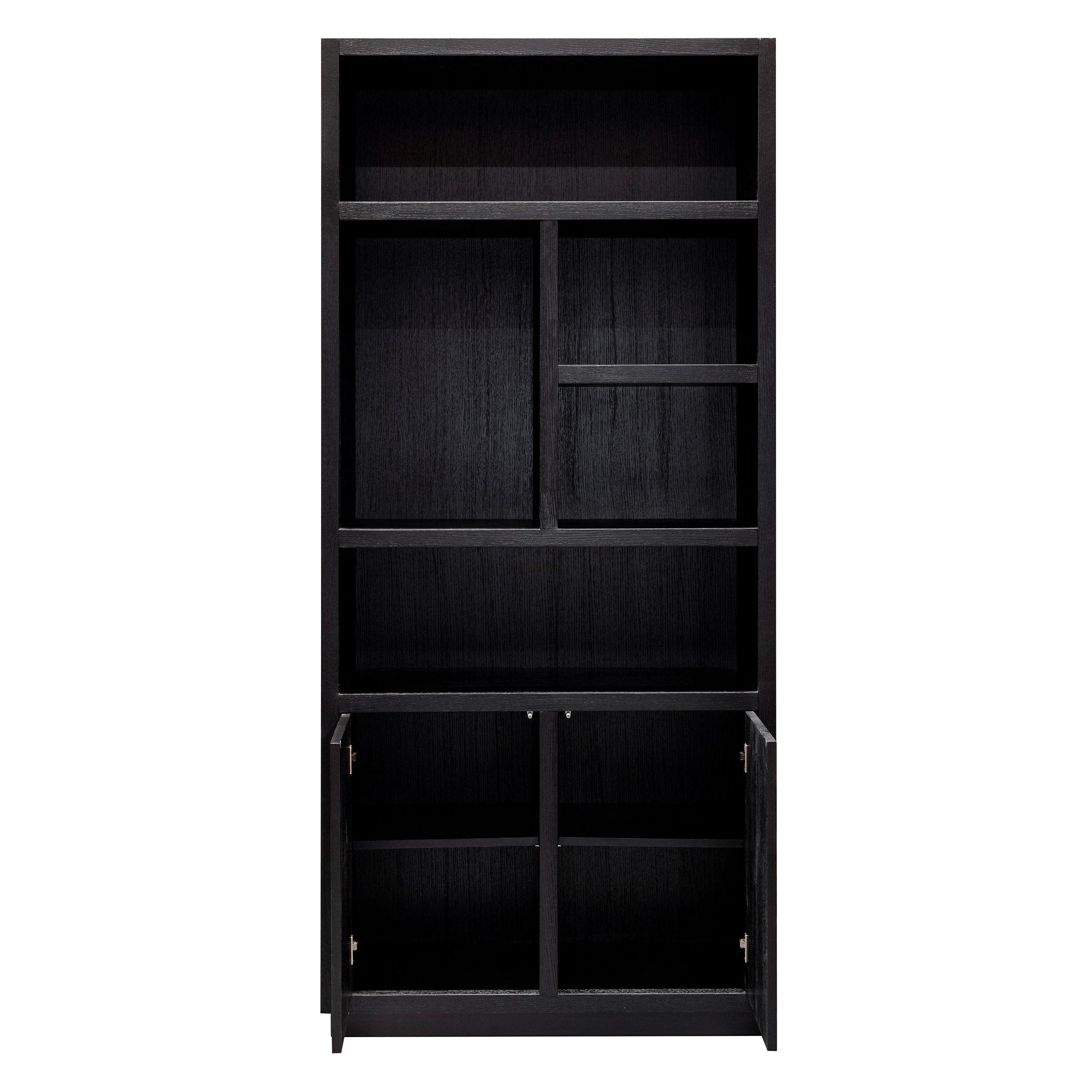 Boekenkast Oakura 2-deuren (Black) by Richmond Interiors
