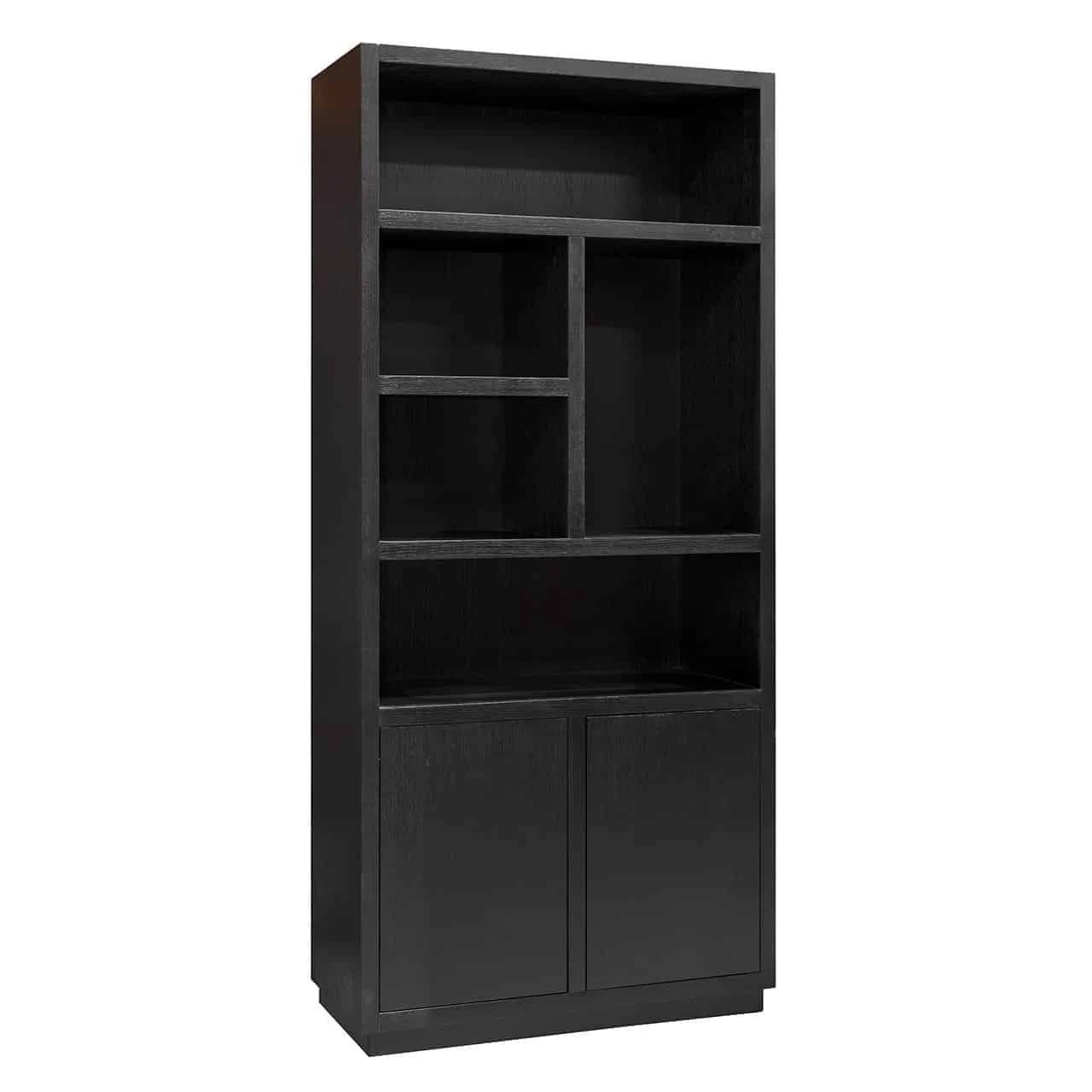 Boekenkast Oakura 2-deuren (Black) by Richmond Interiors