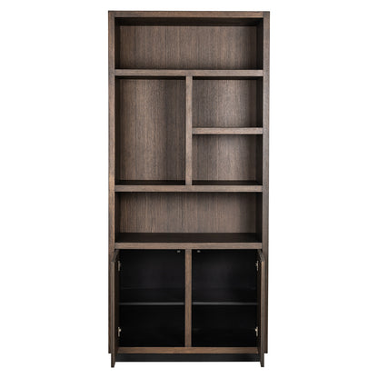 Boekenkast Oakura 2-deuren (Brown) - depauwwonen