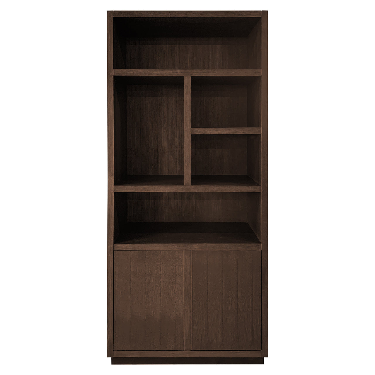 Boekenkast Oakura 2-deuren (Brown) - depauwwonen