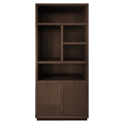 Boekenkast Oakura 2-deuren (Brown) - depauwwonen