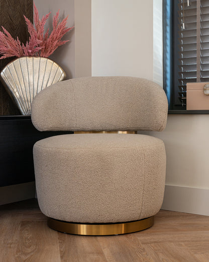 Draaifauteuil Maxime khaki velvet - depauwwonen