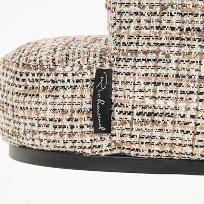 Draaistoel Rochenne met wielen trendy nature by Richmond Interiors