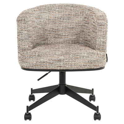 Draaistoel Rochenne met wielen trendy nature by Richmond Interiors