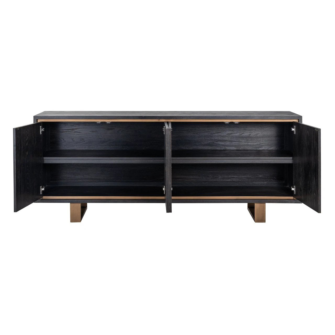 Dressoir Hunter 4-deuren (Zwart rustiek) by Richmond Interiors