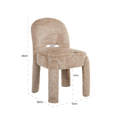 Eetkamerstoel Brandi lovely beige (set van 2) by Richmond Interiors