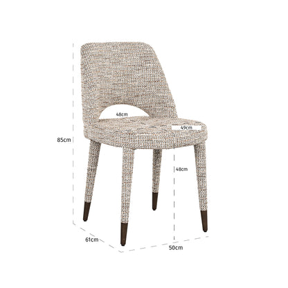 Eetkamerstoel Cecilia trendy nature - depauwwonen