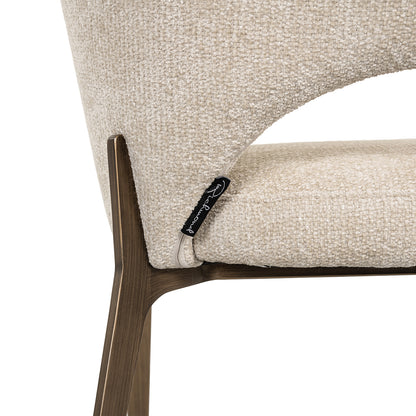 Eetkamerstoel Kenzi cream unicorn - depauwwonen