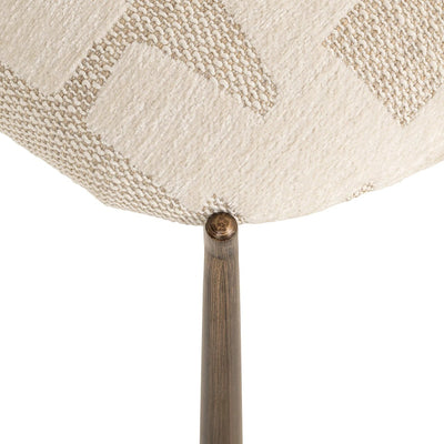 Eetkamerstoelen Lana beige graffic (set van 2) by Richmond Interiors