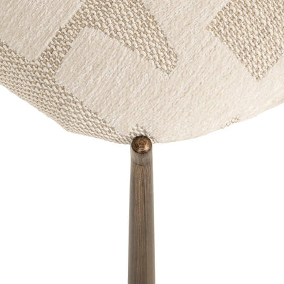 Eetkamerstoelen Lana beige graffic (set van 2) by Richmond Interiors