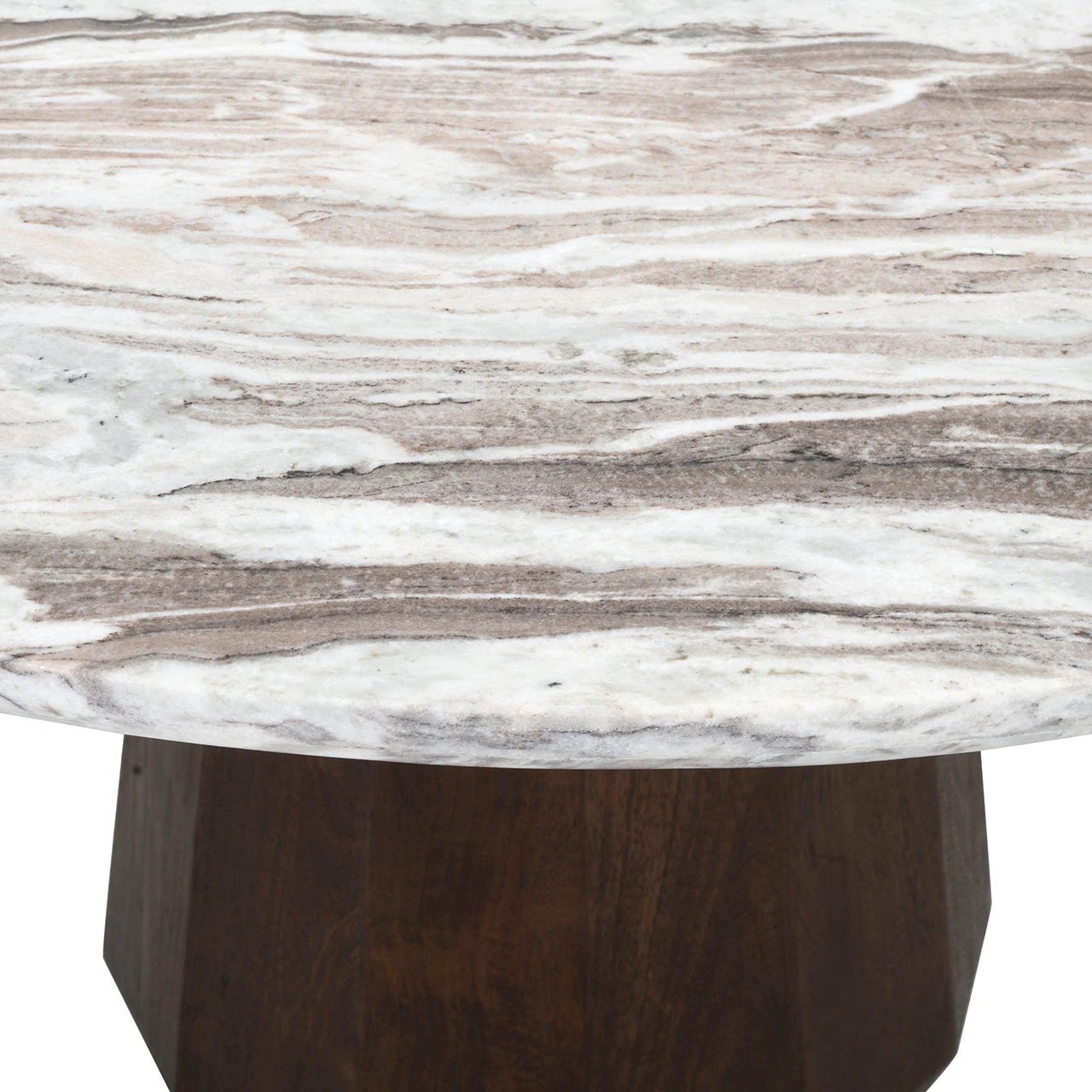 Eettafel Oberoy 130Ø (Bruin) by Richmond Interiors