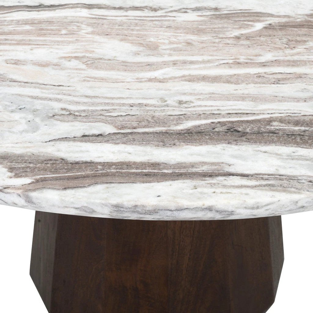 Eettafel Oberoy 130Ø (Bruin) by Richmond Interiors