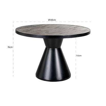 Eettafel Russel 120Ø - depauwwonen