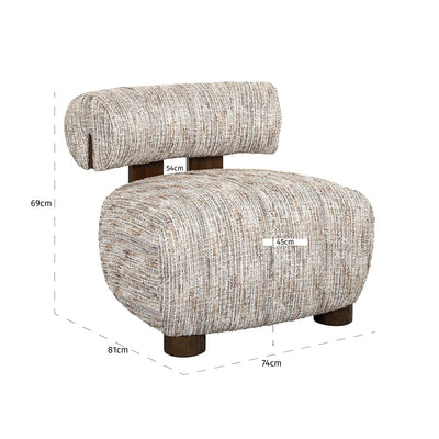 Fauteuil Arabella greige coco by Richmond Interiors