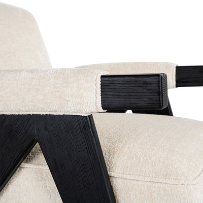 Fauteuil Cooper white chenille by Richmond Interiors