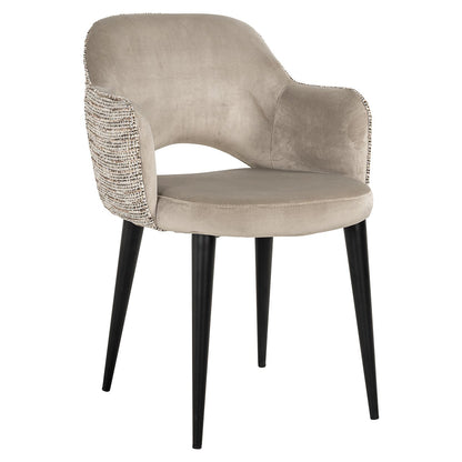 Fauteuil Giovanna trendy nature/quartz khaki brandvertragend - depauwwonen
