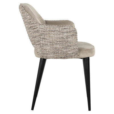 Fauteuil Giovanna trendy nature/quartz khaki brandvertragend by Richmond Interiors