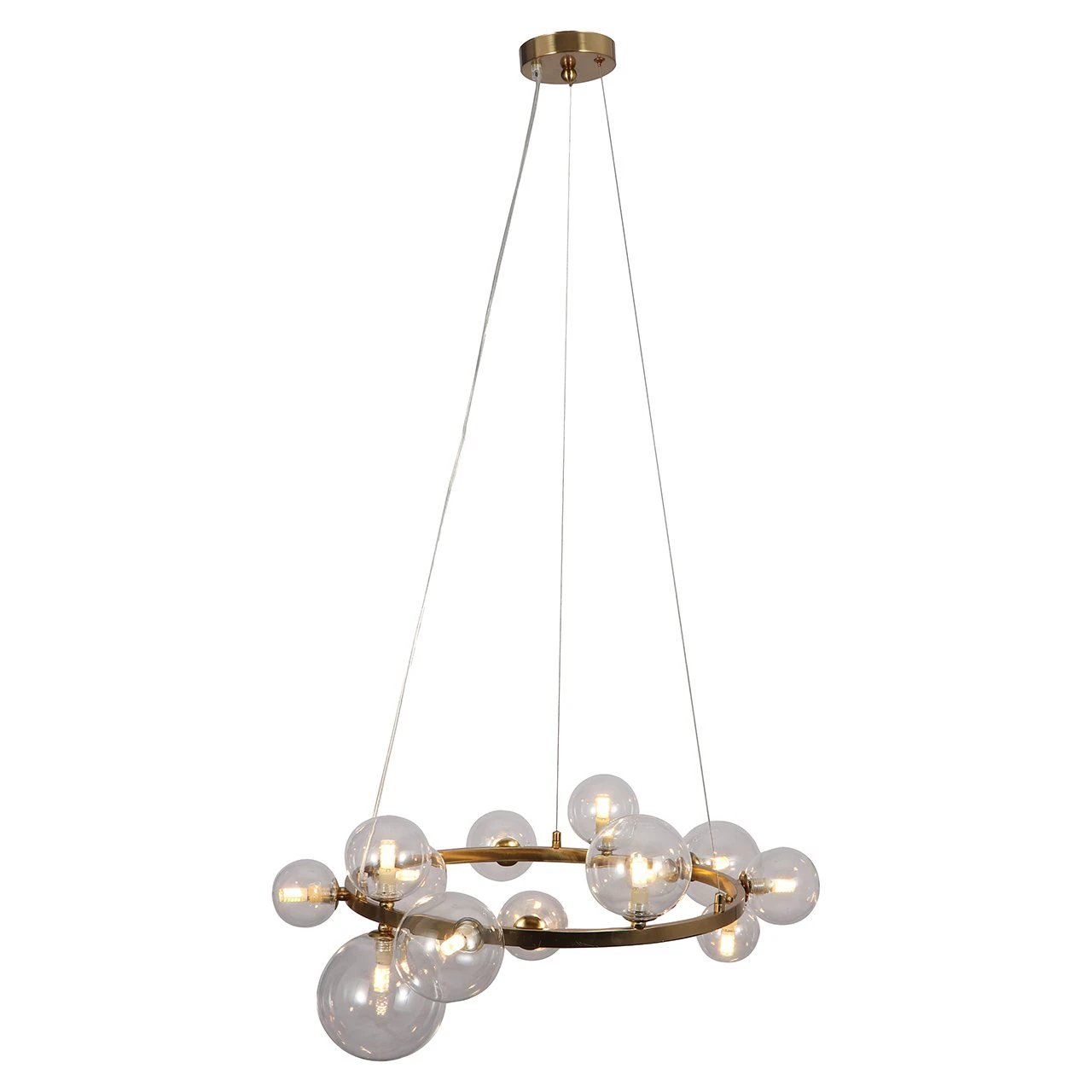 Hanglamp Yosie geborsteld goud (Geborsteld Goud) by Richmond Interiors