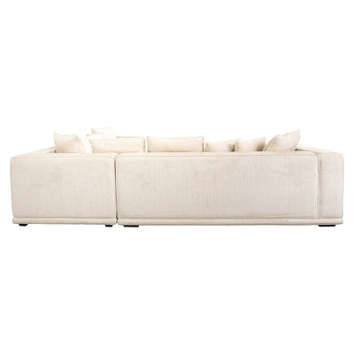 Hoekbank Lusso beige chenille by Richmond Interiors