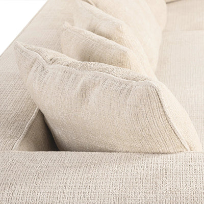 Hoekbank Lusso beige chenille by Richmond Interiors