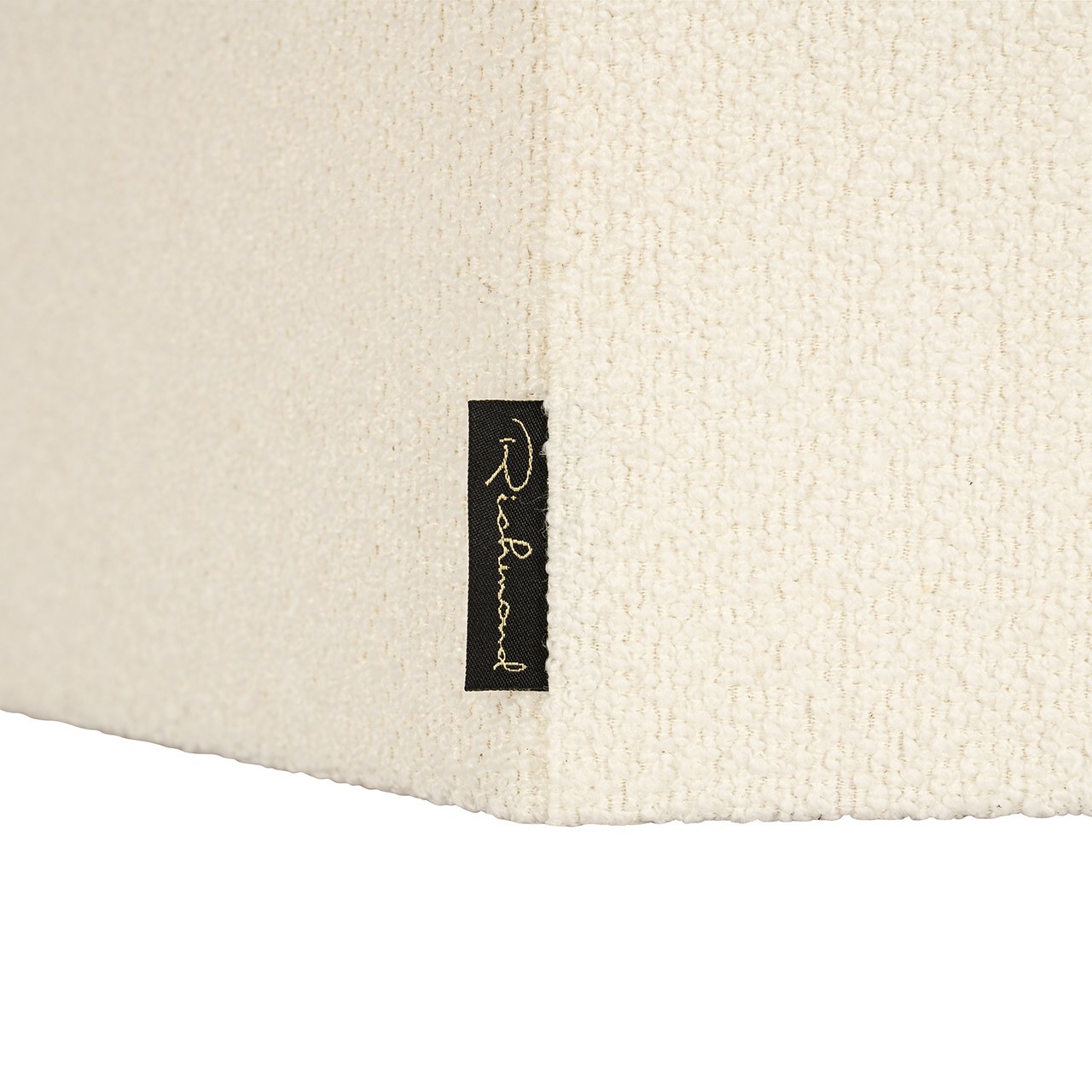 Lampenkap Soho white bouclé, extra groot zeshoekig - depauwwonen