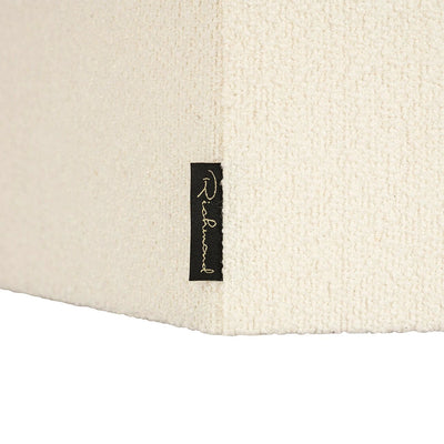 Lampenkap Soho white bouclé, extra groot zeshoekig by Richmond Interiors