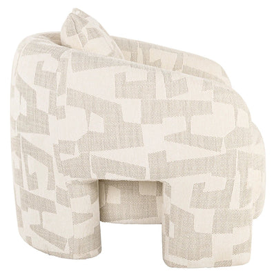 Lounge fauteuil Tuscany beige graffic by Richmond Interiors