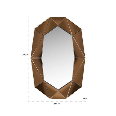 Mirror Jaloe Goud by Richmond Interiors