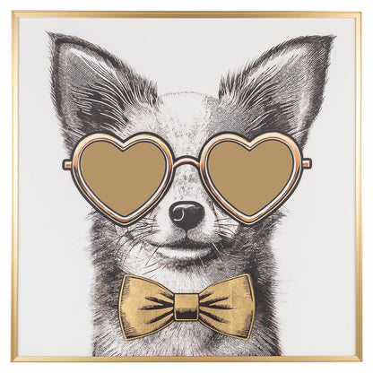 Muurkunst Bodhy (Zwart/goud) - depauwwonen