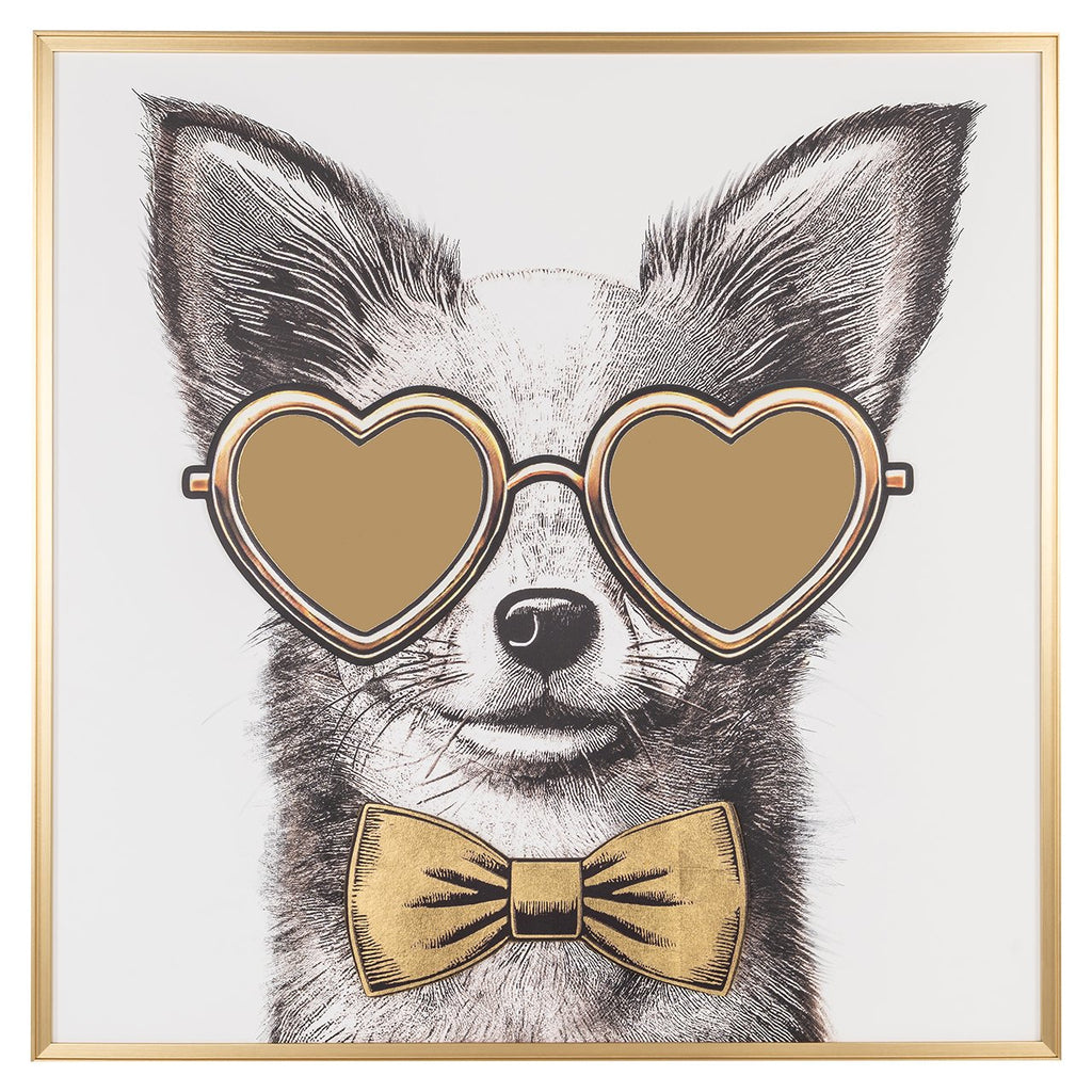 Muurkunst Bodhy (Zwart/goud) - depauwwonen