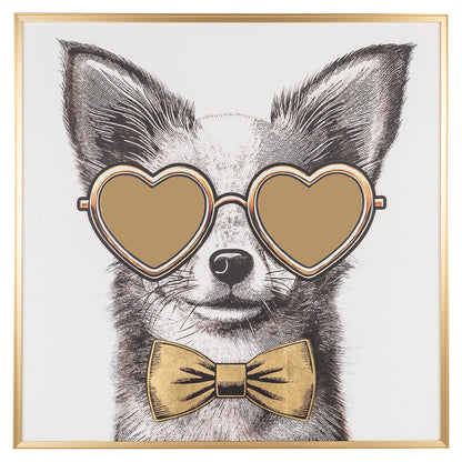 Muurkunst Bodhy (Zwart/goud) - depauwwonen