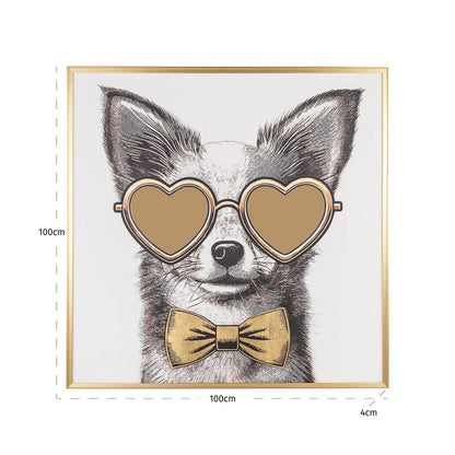 Muurkunst Bodhy (Zwart/goud) - depauwwonen