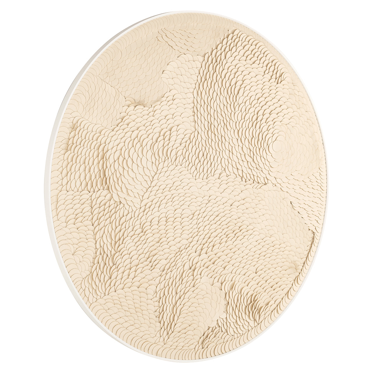 Muurkunst Flow (Wit) - depauwwonen