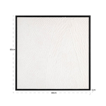 Muurkunst Janell (Zwart/wit) - depauwwonen