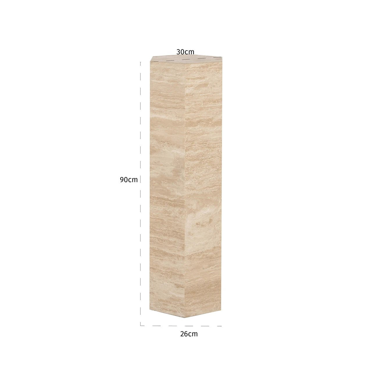 Pilaar Vespin natural beige travertine by Richmond Interiors