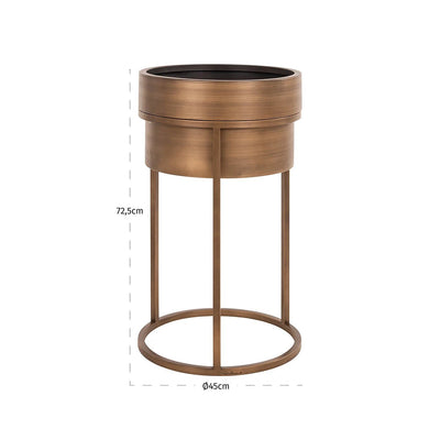 Plantenbak Chadd (Geborsteld Goud) by Richmond Interiors