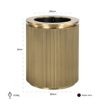 Plantenbak Ironville 50Ø by Richmond Interiors