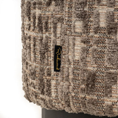 Poef Lexie 45Ø grijs dalia by Richmond Interiors