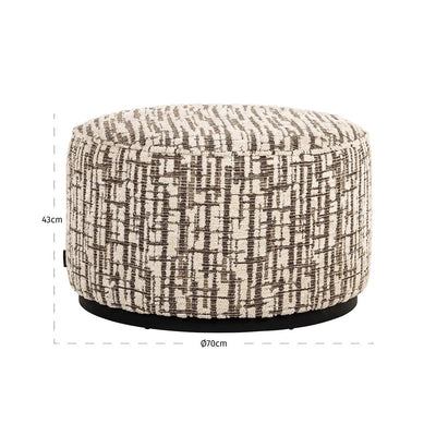 Poef Lexie 70Ø room dalia by Richmond Interiors