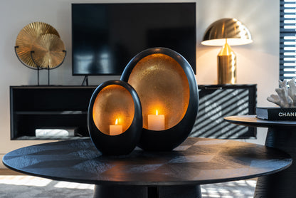 Salontafel Blax 110Ø (Black) - depauwwonen