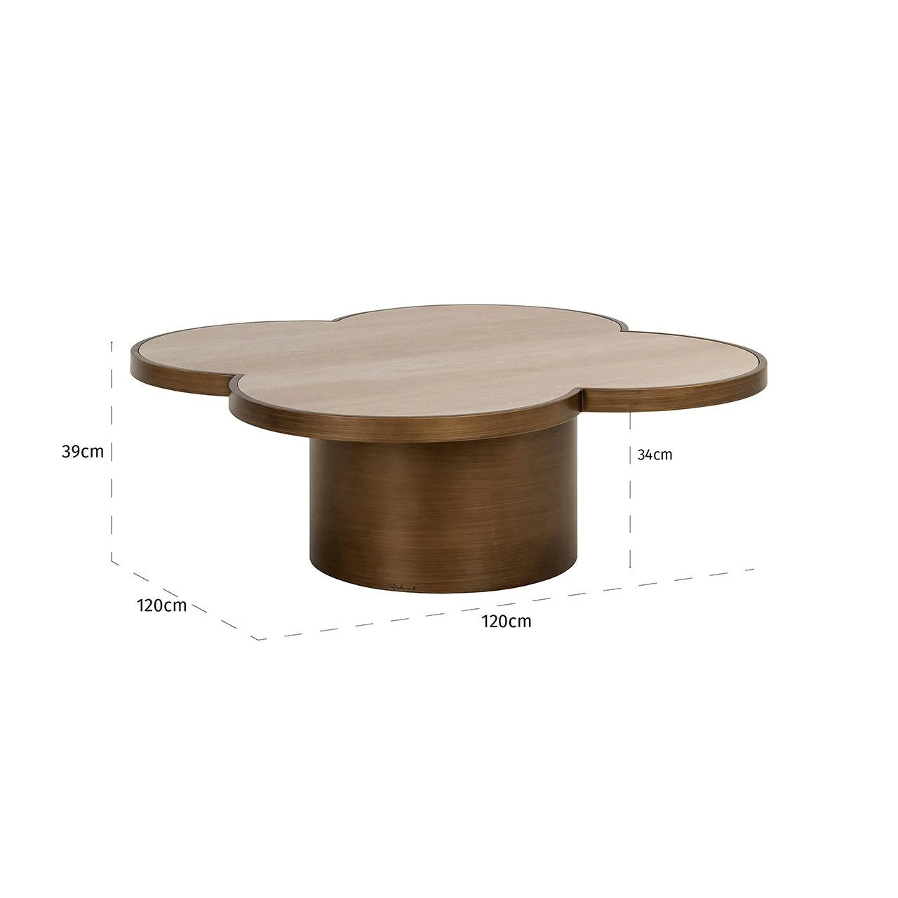 Salontafel Clover (Beige) by Richmond Interiors