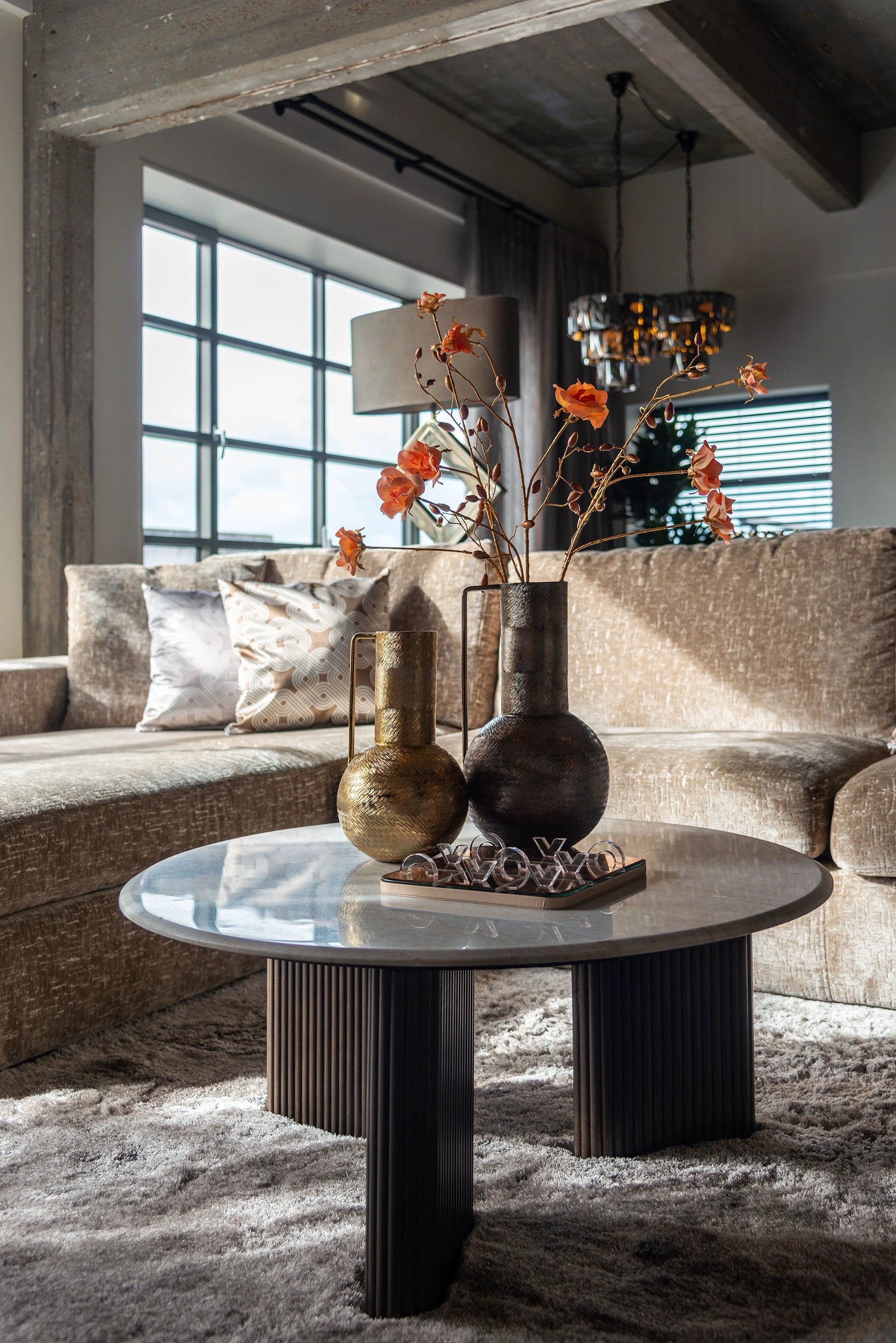 Salontafel Mayfield 90Ø (Wit) by Richmond Interiors