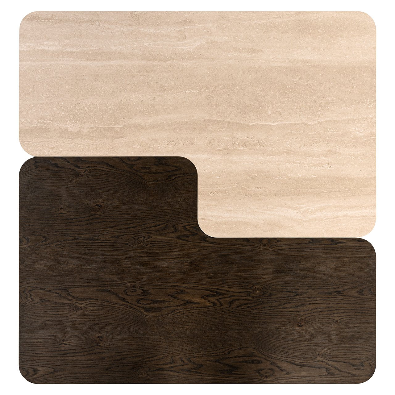 Salontafel Nando set van 2 (Bruin) - depauwwonen