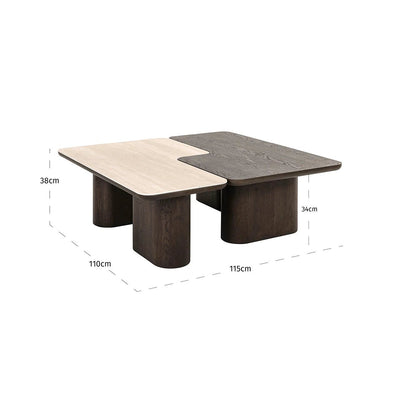 Salontafel Nando set van 2 (Bruin) by Richmond Interiors