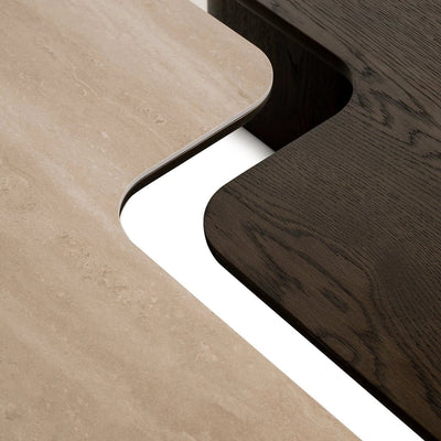 Salontafel Nando set van 2 (Bruin) by Richmond Interiors