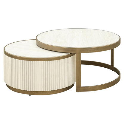 Salontafel Tivoli set van 2 (White) - depauwwonen