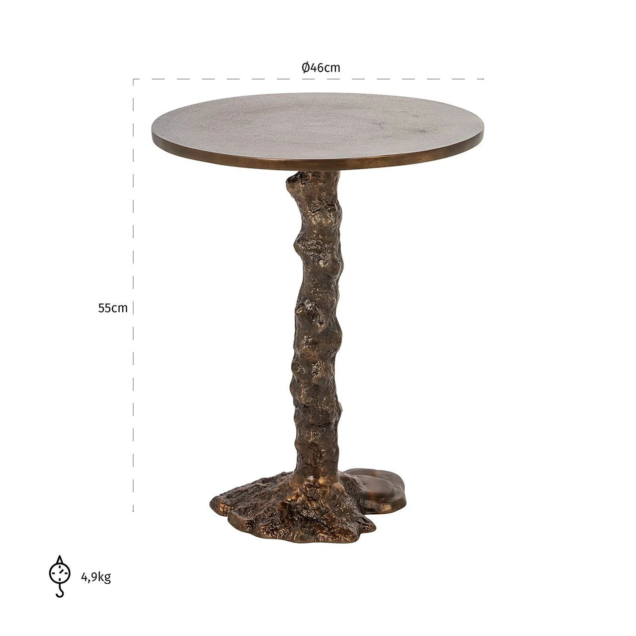 Side table Misty (Bronze) by Richmond Interiors