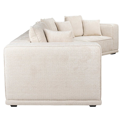 Sofa Lusso 4-zits beige chenille by Richmond Interiors