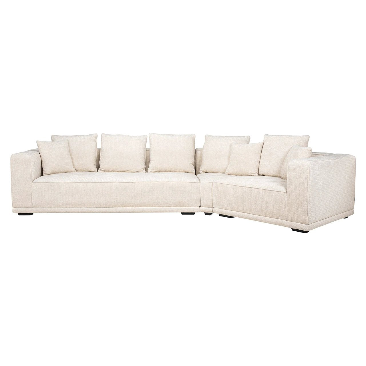 Sofa Lusso 4-zits beige chenille by Richmond Interiors